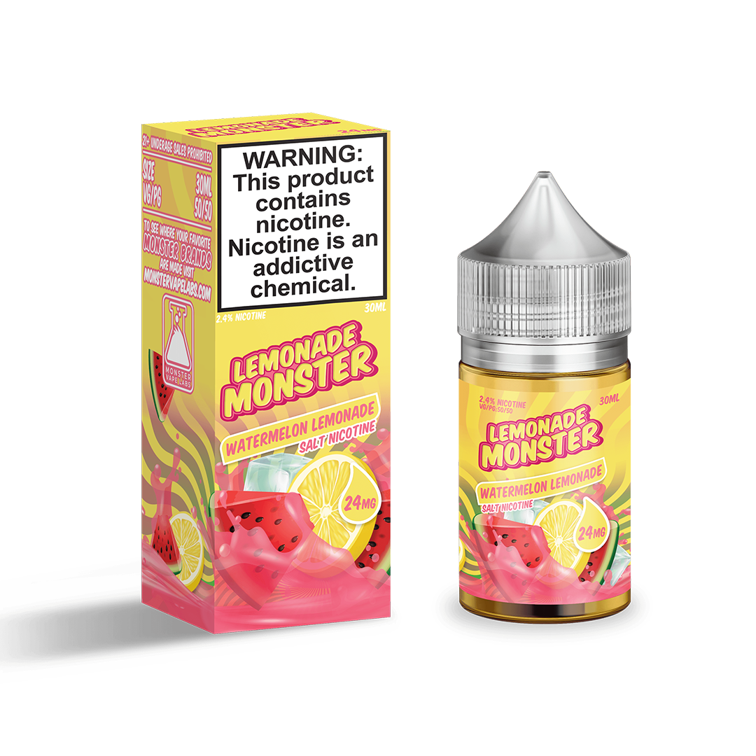 Watermelon Lemonade - Salt E-liquid - Lemonade Monster