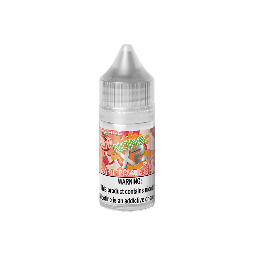 White Peach Raspberry - Salt E-liquid - NOMS X2