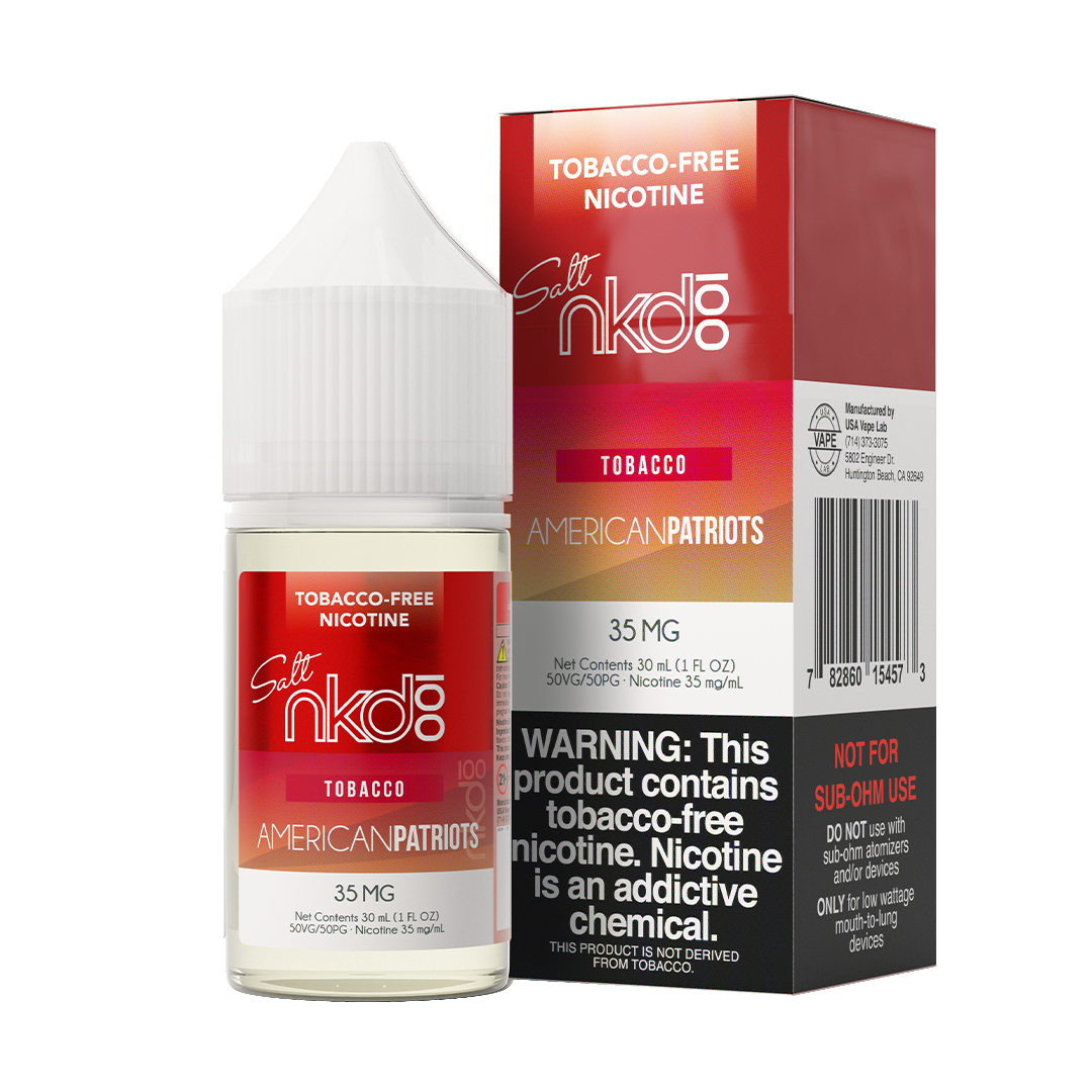American Patriot - Salt E-Liquid - Naked