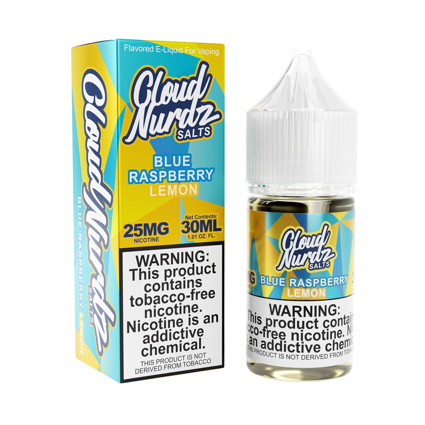 Blue Raspberry Lemon Iced - Salt E-liquid - Cloud Nudz