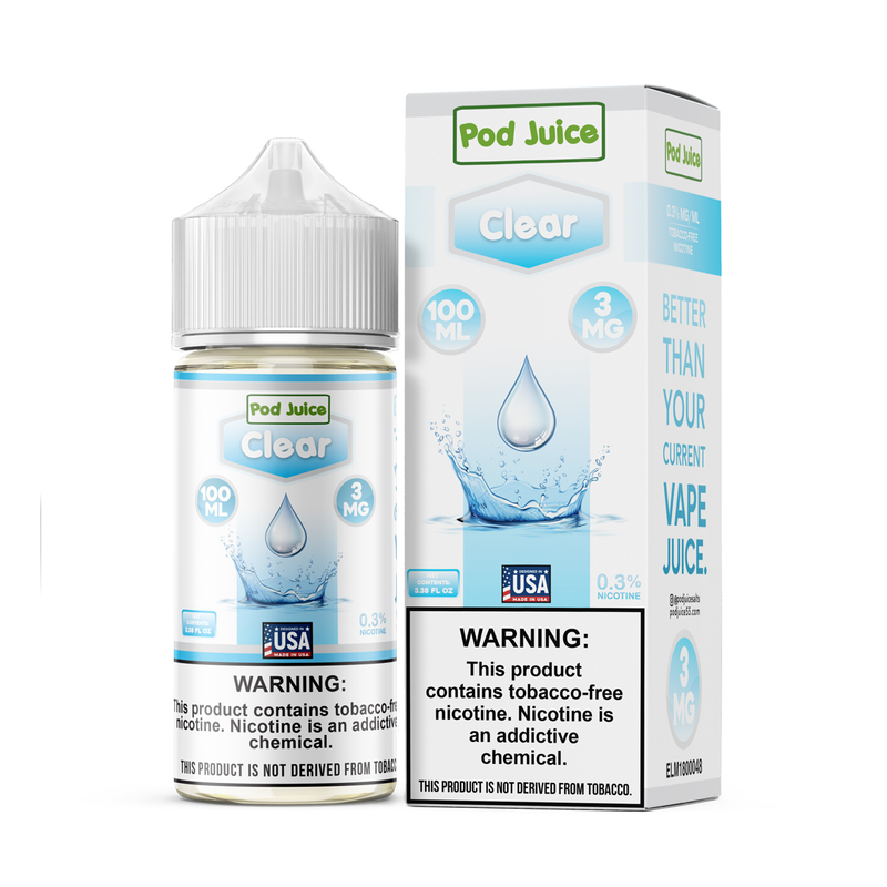 Clear - E-liquid - Pod Juice