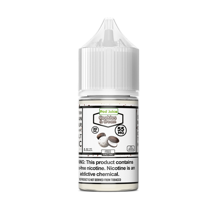 Cookies and Cream - Salt E-liquid - Pod Juice