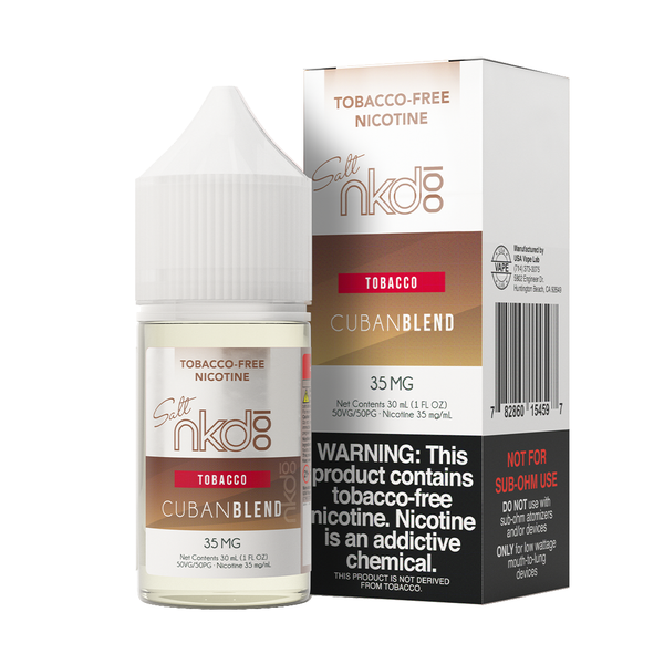 Cuban Blend Tobacco - Salt E-liquid - Naked