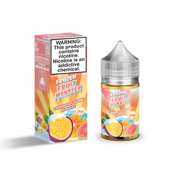 Passionfruit Orange Guava Frozen - Salt E-Liquid - Frozen Fruit Monster