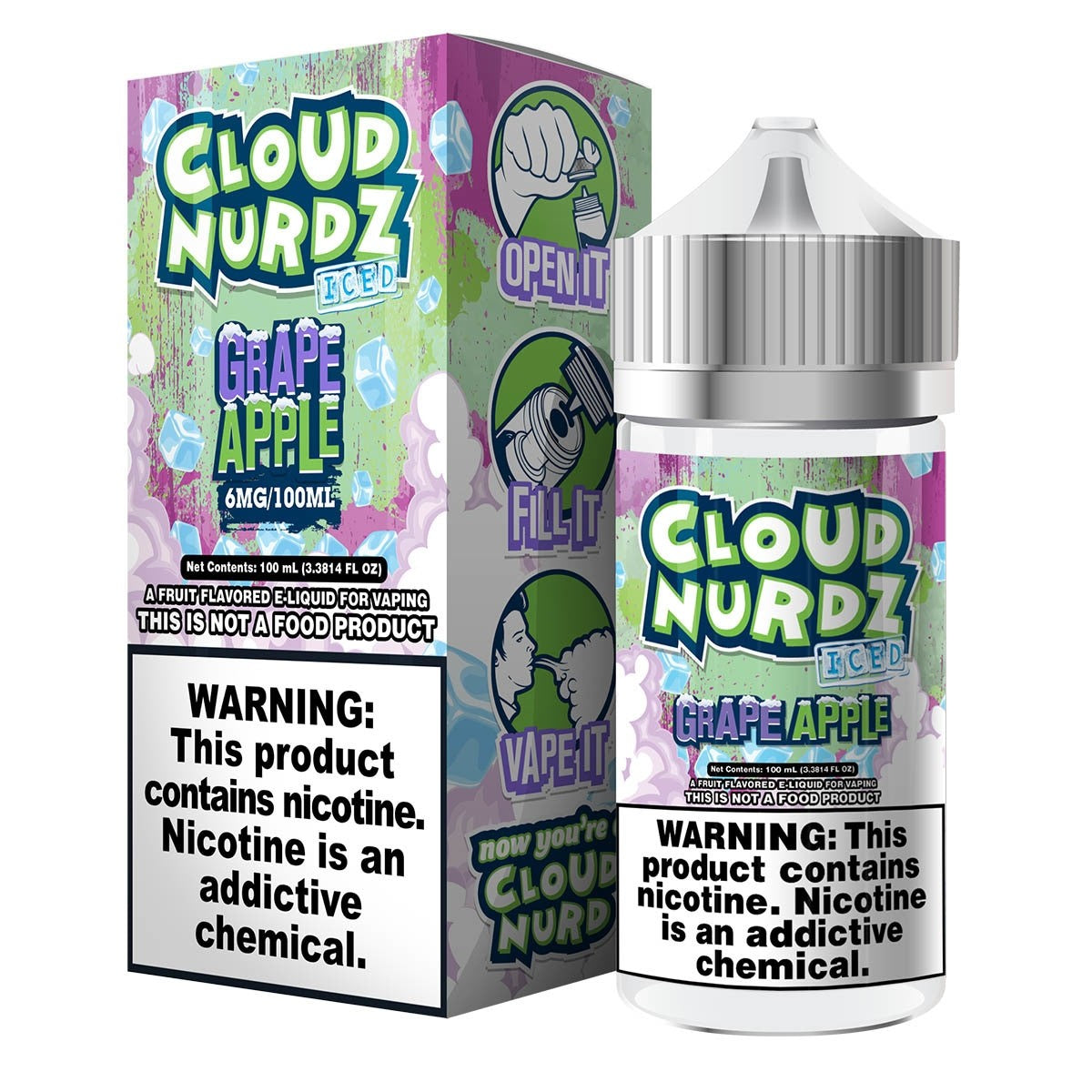 Grape Apple Iced - Cloud Nurdz