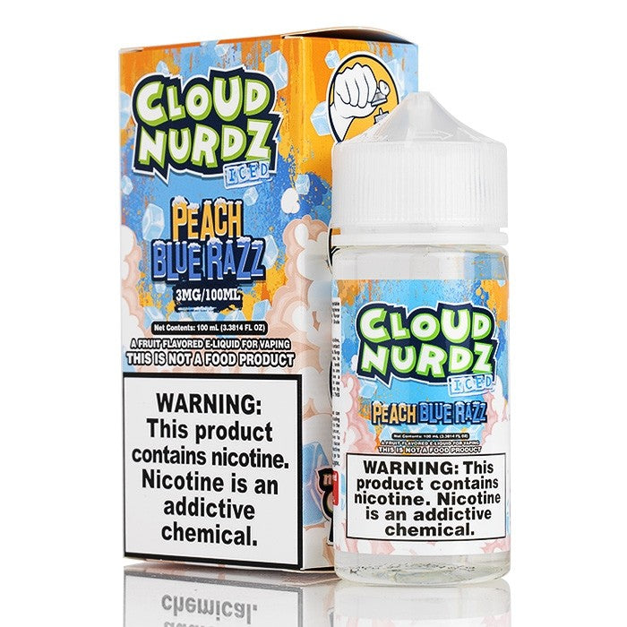 Peach Blue Razz Iced - Cloud Nurdz