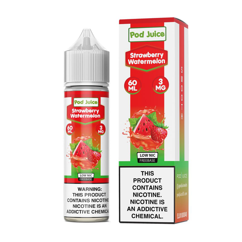 Strawberry Watermelon - E-liquid - Pod Juice