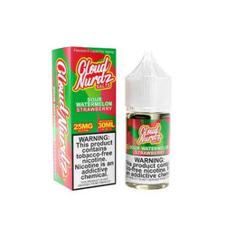 Sour Watermelon Strawberry - Salt E-liquid - Cloud Nurdz