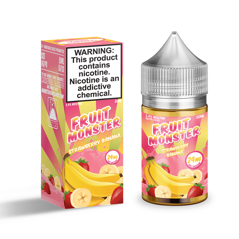 Strawberry Banana - Salt E-liquid - Fruit Monster