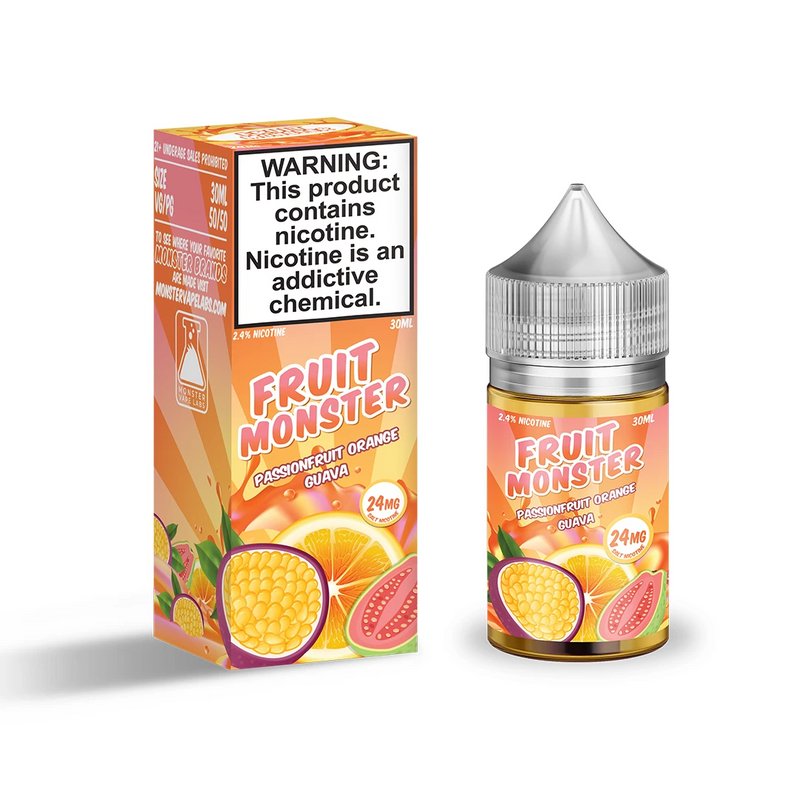 Passionfruit Orange Guava - Salt E-Liquid - Fruit Monster